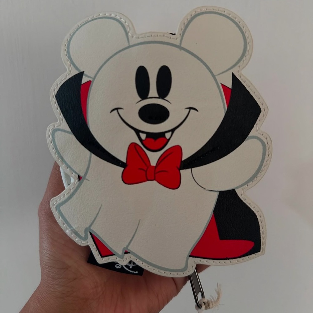 Loungefly Disney Mickey Mouse Vampire Ghost Coin Purse
